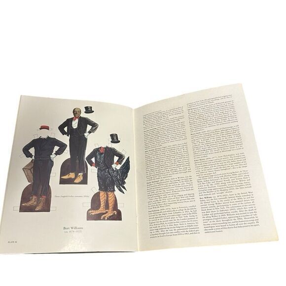 Great Black Entertainers Paper Dolls in Full Color by Tom Tierney 1984 Mint Con. - Picture 10 of 11
